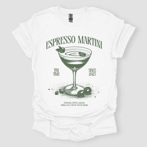 Espresso Martini Tini Time White