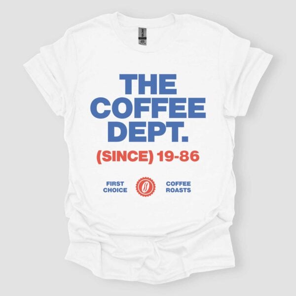 The Coffee Dept Typographic Shirt White