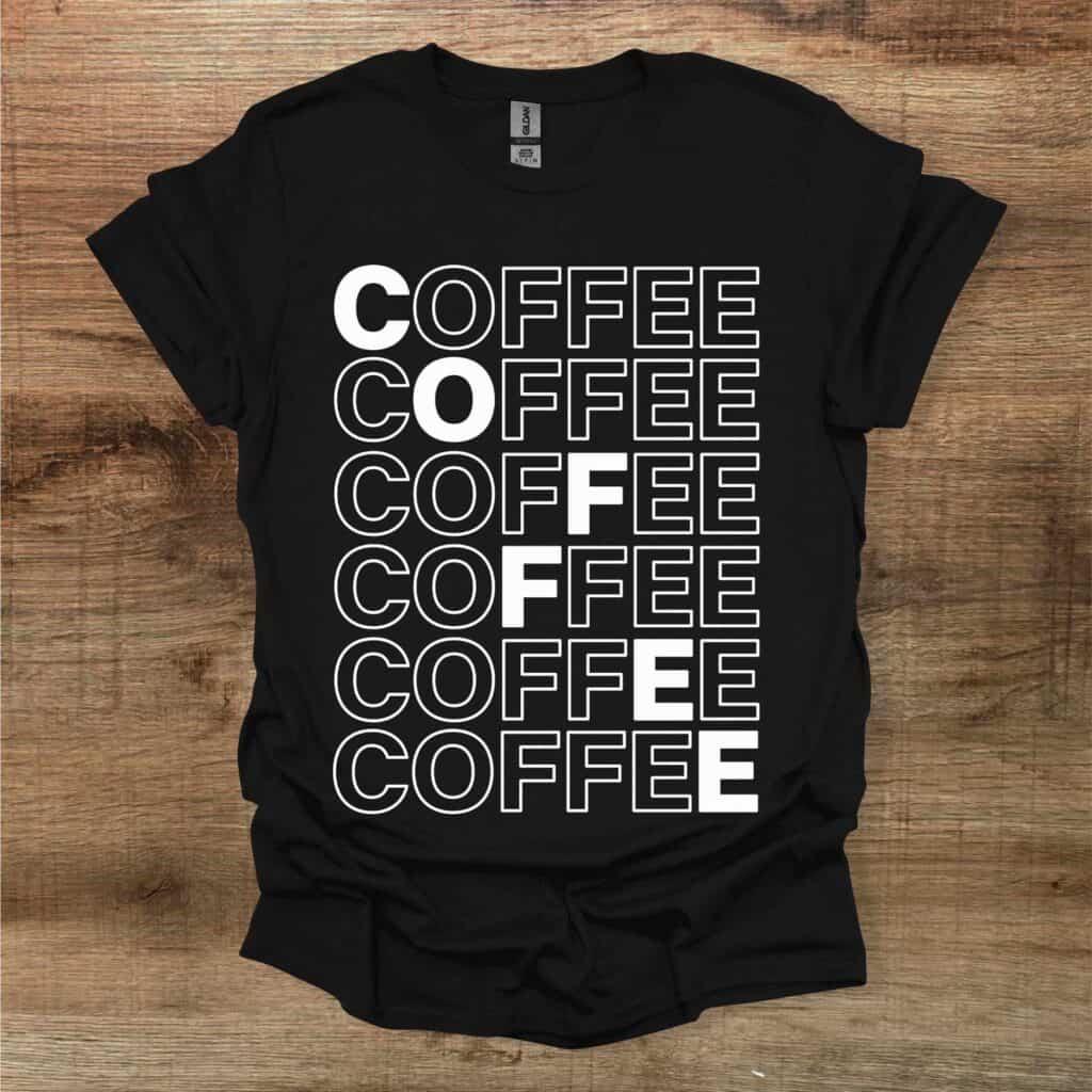 Black Mosaic Typography T-Shirt Unisex Black mosaic typography t shirt unisex