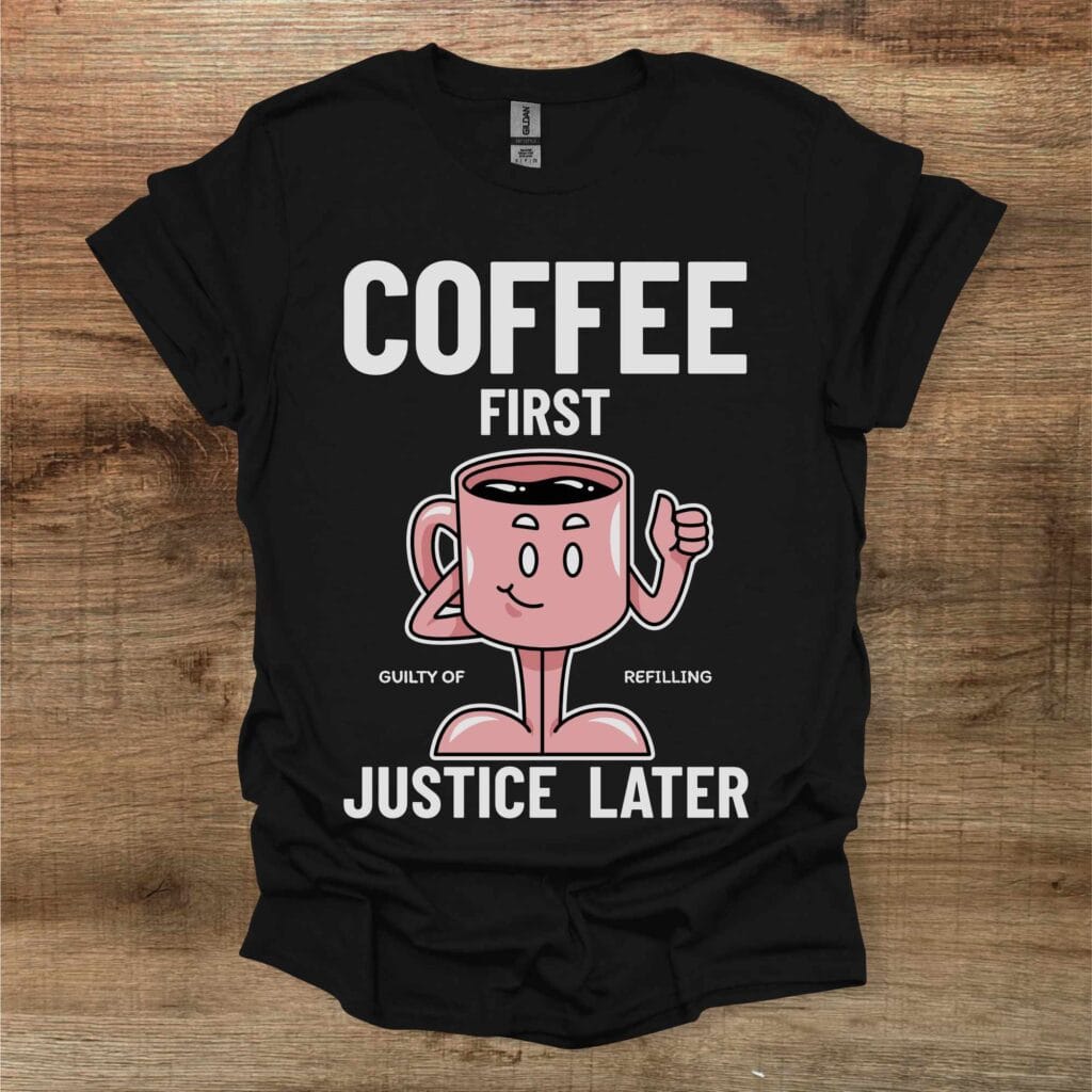 Black t shirt unisex