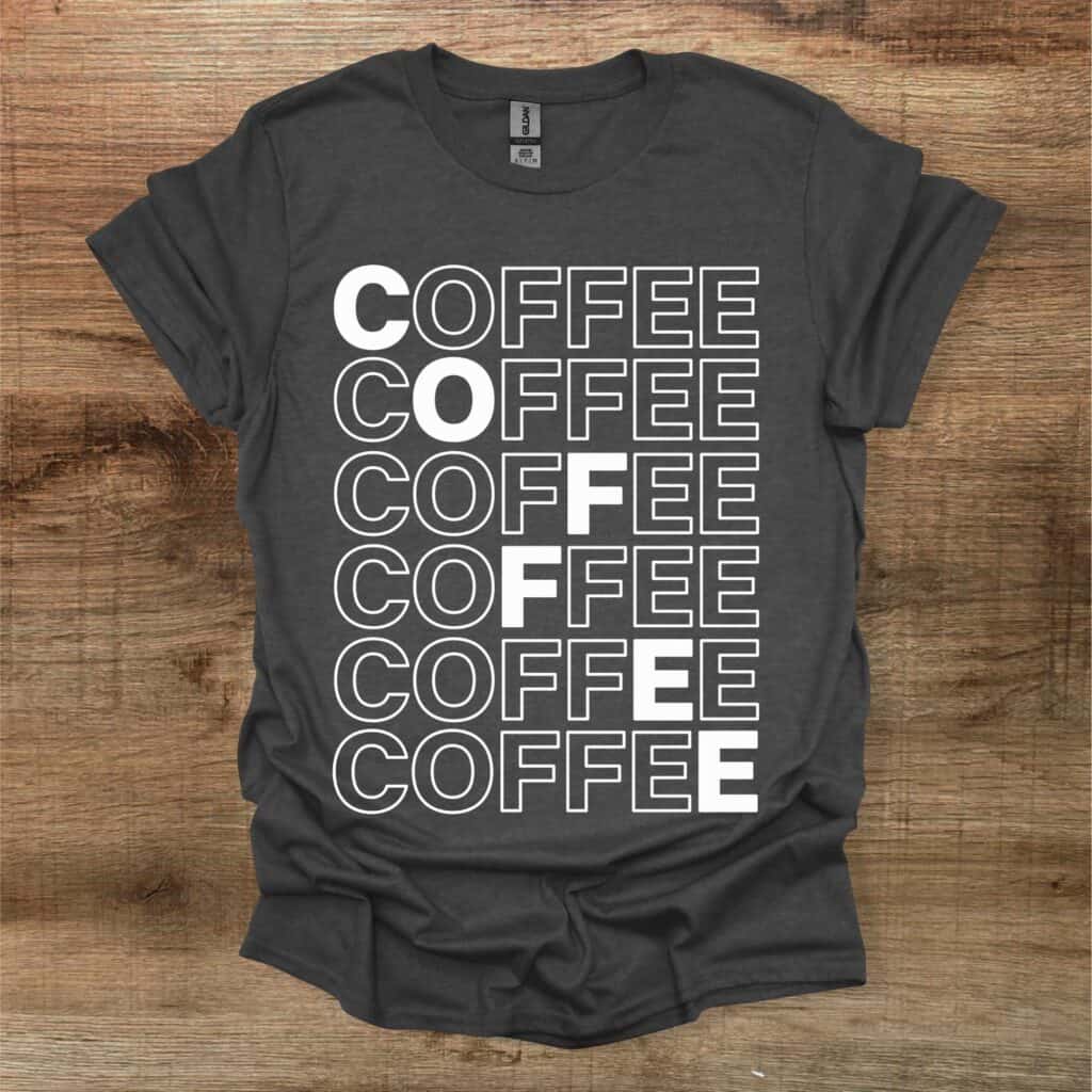 Dark Heather Mosaic Typography T-Shirt Unisex Dark heather mosaic typography t shirt unisex