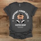 Dark heather t shirt unisex