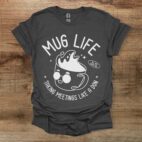 Dark heather t shirt unisex