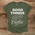 Military green t shirt unisex
