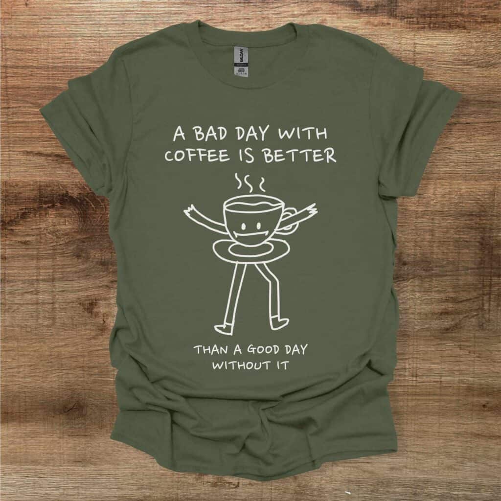 Military green t shirt unisex