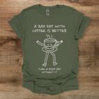 Military green t shirt unisex