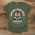 Military green t shirt unisex