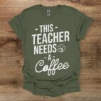 Military green t shirt unisex