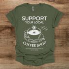 Military green t shirt unisex