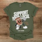 Military green t shirt unisex