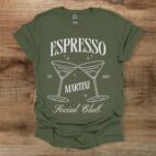 Military green t shirt unisex