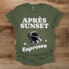 Military green t shirt unisex