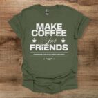 Military green t shirt unisex