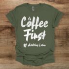 Military green t shirt unisex