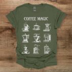 Military green t shirt unisex