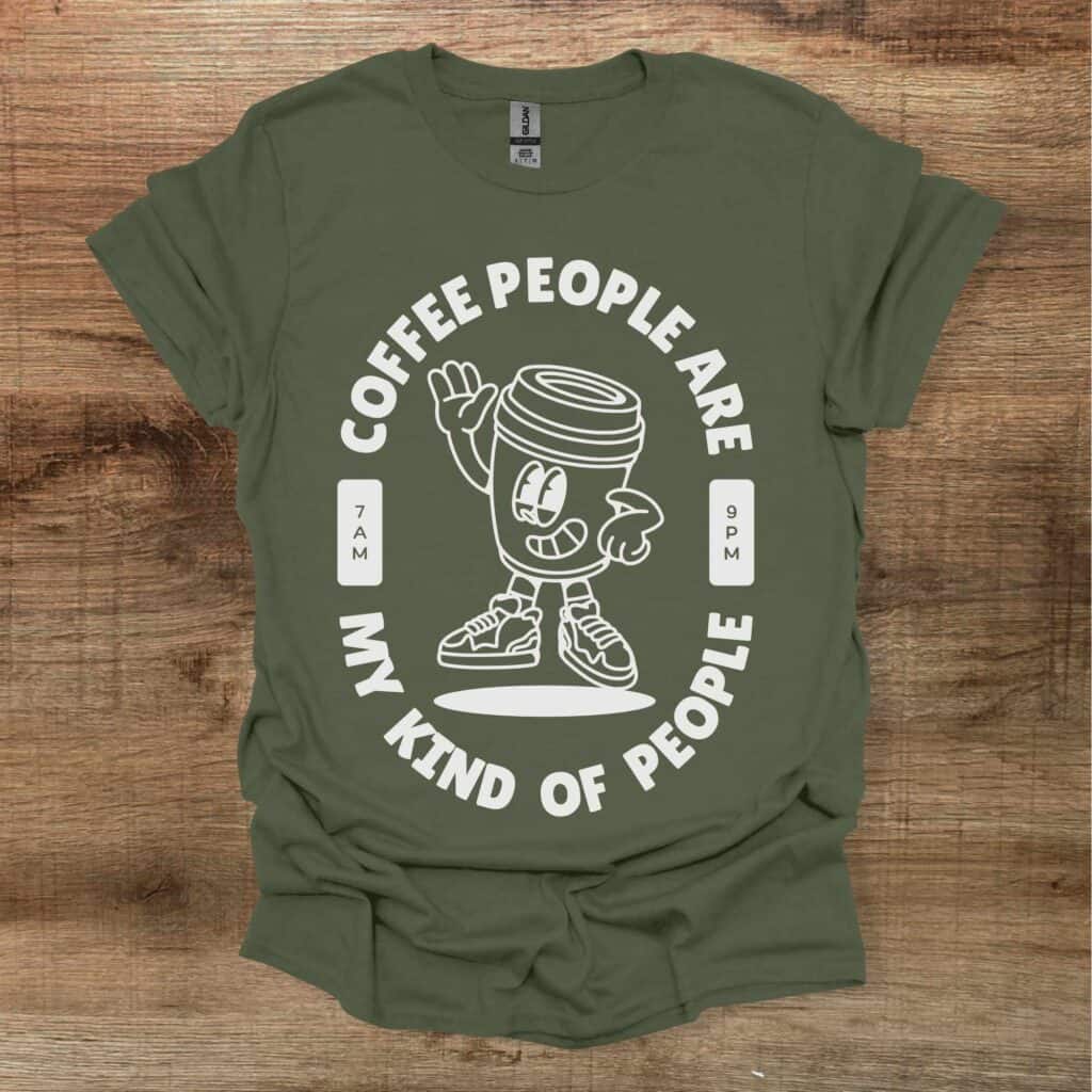 Military green t shirt unisex