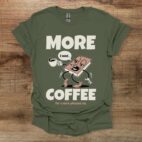 Military green t shirt unisex