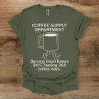 Military green t shirt unisex