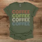 Military green t shirt unisex