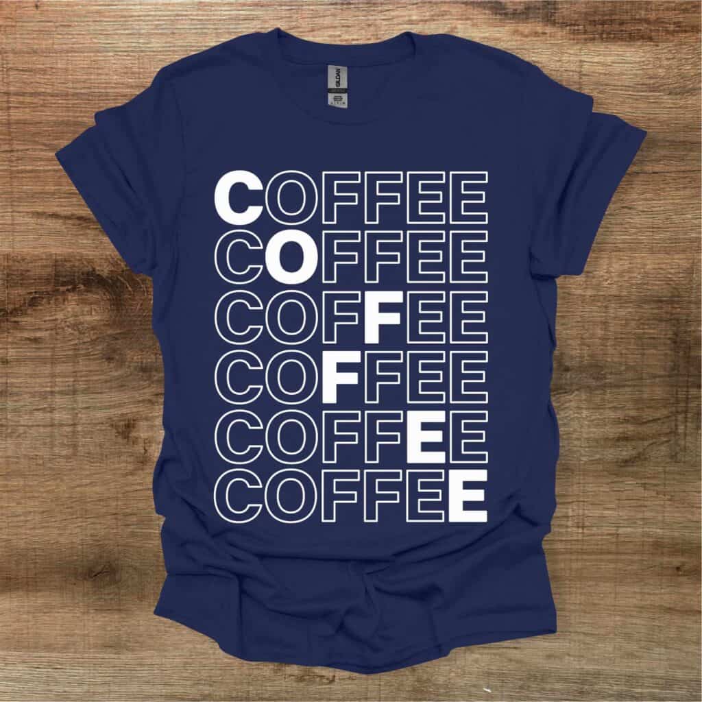Navy Mosaic Typography T-Shirt Unisex Navy mosaic typography t shirt unisex