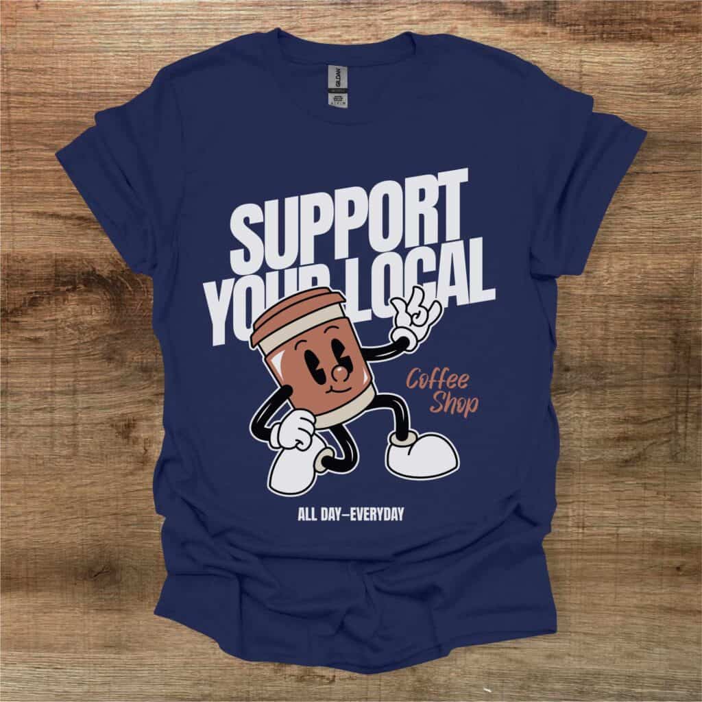 Navy t shirt unisex