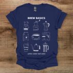 Navy t shirt unisex