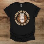 Cats are my love black t shirt unisex