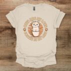 Cats are my love natural t shirt unisex
