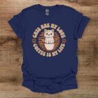Cats are my love navy t shirt unisex