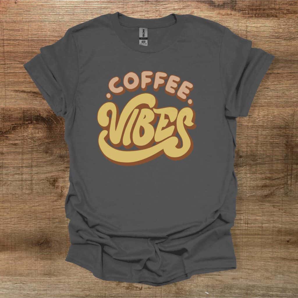 Coffee Vibes Charocal T-Shirt Unisex Coffee vibes charocal t shirt unisex