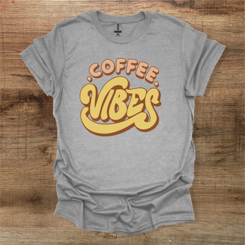 Coffee Vibes Sport Grey T-Shirt Unisex Coffee vibes sport grey t shirt unisex