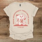 Drink responsibly coffee lover natural t shirt unisex
