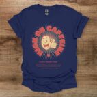 High on caffeine again navy t shirt unisex