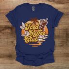 Iced coffee club navy t shirt unisex