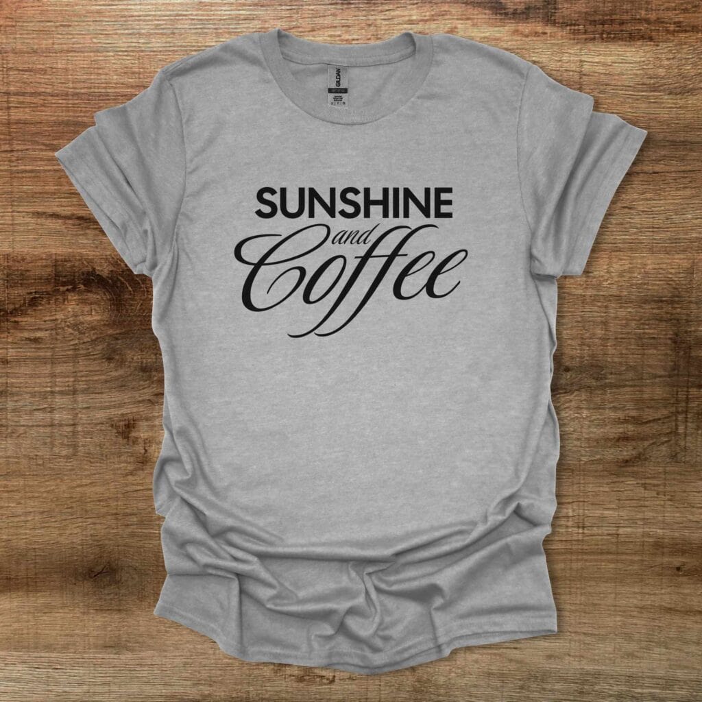 Coffee and Sunshine Sport Grey T-Shirt Unisex Coffee and sunshine sport grey t shirt unisex