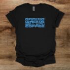 Gaming works well with coffee black t shirt unisex