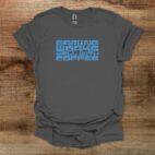 Gaming works well with coffee charocal t shirt unisex