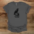 Hello darkness my old friend raven charocal t shirt unisex