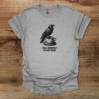 Hello darkness my old friend raven sport grey t shirt unisex