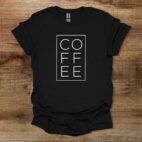 Mom life coffee lover black t shirt unisex