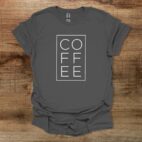 Mom life coffee lover charocal t shirt unisex
