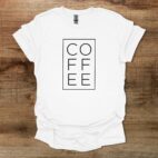 Mom life coffee lover white t shirt unisex