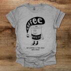News and coffee sport grey t shirt unisex