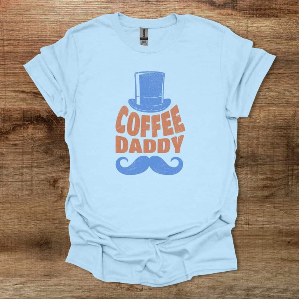 Coffee Daddy Moustache Light Blue Coffee daddy moustache light blue