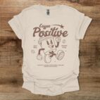 Coffee positive mascot natural t shirt unisex
