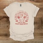 Rise and shine mascot natural t shirt unisex