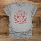 Rise and shine mascot sport grey t shirt unisex