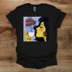 Ahh Coffee Halftone Black T Shirt Unisex