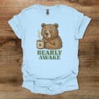 Bearly Awake Light Blue
