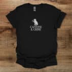 Caffeine & Crime Black T Shirt Unisex